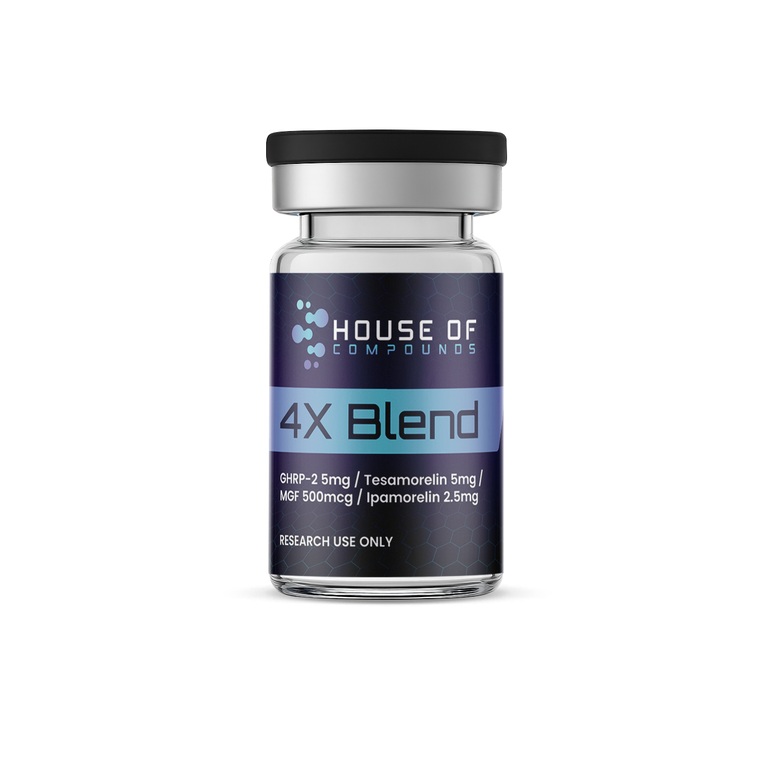 4X Blend GHRP-2 (5mg) / Tesamorelin (5mg) / MGF (500mcg) / Ipamorelin (2.5mg)